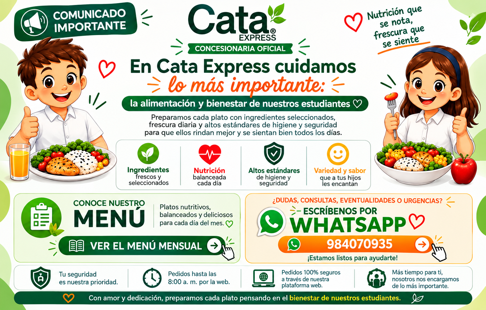 Comunicado Cata Express